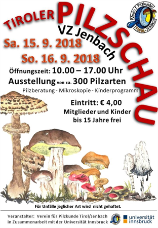Pilzschau Plakat 2018
